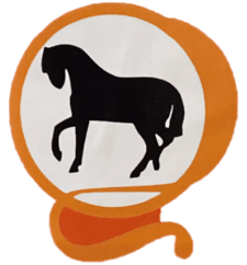 logo caballo negro